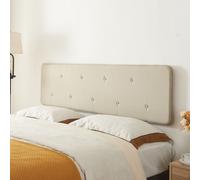 Tête de lit 'Tokke' Panneau rembourré 140 x 52 cm Beige