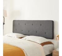 Tête de lit 'Tokke' Panneau rembourré 140 x 52 cm Gris