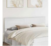 Tête de lit - VIDAXL - 183 cm - Blanc brillant - Bois d'ingénierie - Contemporain