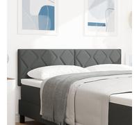 Tête De Lit Vidaxl Design À Blocs De Diamant Gris Foncé 144 Cm Tissu, Tête De Lit Vidaxl Design À Blocs De Diamant Gris Foncé 140 Cm Tissu