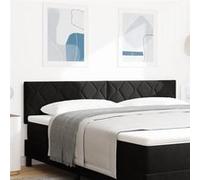 Tête de lit vidaXL Design Blocs Diamant Noir 180 cm Velours 42007276 Noir