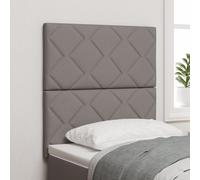 Tête de lit vidaXL Design en blocs de diamant Taupe 80 cm Tissu, Tête de lit vidaXL Design en blocs de diamant Taupe 160 cm Tissu