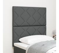 Tête De Lit Vidaxl Design En Blocs De Diamants Gris Foncé 80 Cm En Tissu, Tête De Lit Vidaxl Design En Blocs De Diamants Gris Foncé 160 Cm En Tissu Gris