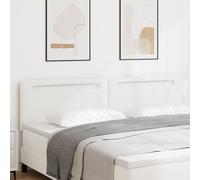 Tête De Lit Vidaxl Design Simple Blanc Pur 200 Cm Similicuir Blanc