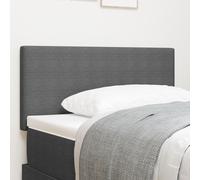 Tête De Lit Vidaxl Design Simple Gris Clair 100 Cm En Tissu Corde Gris