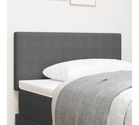 Tête De Lit Vidaxl Design Simple Gris Clair 90 Cm En Tissu Velours Gris