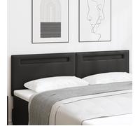 Tête de lit vidaXL Design Simple Noir 180 cm en Cuir Synthétique 42007309