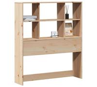 Vidaxl Tête De Lit Avec Rangement 90 Cm Bois Massif De Pin Marron