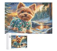 Tête de Loup colorée avec des Fleurs de forêt Puzzle 1000 Pièces pour Adolescents 14+ Jeu D’Apprentissage Raisonnement Et Réflexion Cadeau pour Études 1000 PCS