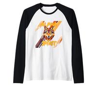 Tête de Loup Géométrique - Polygonale Basse Poly Animal Art 5 Manche Raglan