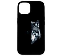 Tête de Loup inspirante Demi-Loup Coque pour iPhone 13
