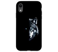 Tête de Loup inspirante Demi-Loup Coque pour iPhone XR
