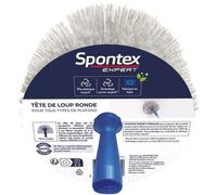 Tête de loup ronde - SPONTEX EXPERT - Pour tous types de plafond - En fibre souple - Sans manche