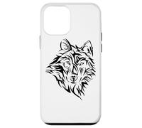 Tête de Loup tribale - Illustration de la Faune du Nord Coque pour iPhone 12 Mini