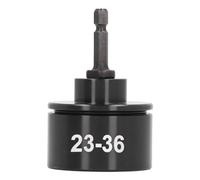 Tête de machine de capsulage électrique, embout de machine de capsulage automatique pour bouchons de bouteilles de 23 à 36 mm, tête de capsulage métallique compatible avec les