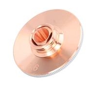 Tête de machine de découpe , haute dureté, 1000 MPa, filetage 11 mm, buse en cuivre chromé à remplacer (ouverture de 1,6 mm)