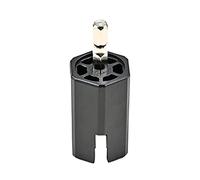 Tête de manivelle de guitare Outil hexagonal Perceuse électrique Extracteur de chevilles d'accordage pour basse acoustique Pièces et accessoires durables pour basse acoustique