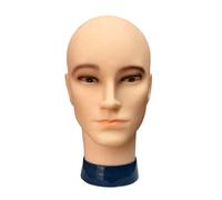 Tête de mannequin chauve pour homme pour la fabrication de perruques et la présentation de chapeaux
