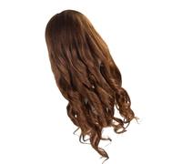 Tête de Mannequin D’entraînement pour Cheveux Mixtes Marron