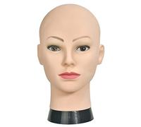 Tête de Mannequin de cosmétologie Femme Chauve pour Formation Professionnelle pour création et présentation de Perruques
