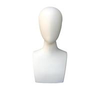 Ｚｉａｌｏｆｉ Tête de Mannequin, Décoration Artistique, Modèle de Tête de Mannequin, Support de Rangement Professionnel pour Fabrication de Chapeaux et de Coiffures, Épaules Plates