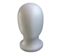 Tête de mannequin en mousse pour perruque, 27 x 12,7 cm, design léger et stable, modèle de cheveux cosmétique, présentoir sans visage pour postiches, chapeaux, salon, voyage, utilisation coiffante