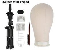 Tête De Mannequin En Toile 21/22/23,Support De Perruque,Trépied Brittop Gratuit,Réellement Un Support Tillac - Type 22in Beige Tripod