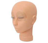 Tête de Mannequin Extension des Cils, Yeux Détachables pour un Nettoyage et un Remplacement Faciles, la Tête de Mannequin de Cils avec des Paupières Remplacées Pratiquer pour les