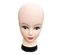 Tête de mannequin femme chauve modèle cosmétologie pour la fabrication de perruque