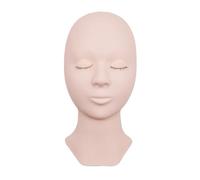 Tête de Mannequin for cils, ensemble d'entraînement for débutants, cosmétiques, fournitures d'extension, 1/2/3 ensembles pour Maquillage de Cils(Color 2)