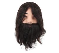 Tête de Mannequin Masculin avec Barbe, Tête de Mannequin de Coupe de Cheveux pour la Cosmétologie, Modèle de Tête de Barbe de Simulation, Tête de Mannequin de Barbier, Tête de