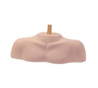 Ｚｉａｌｏｆｉ Tête de Mannequin, Modèle D'épaule, Buste D'épaule pour Formation En Coiffure, Présentation de Perruques et de Chapeaux, Tige Rainurée