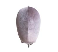 Tête de mannequin multifonction avec base renforcée pour salon de coiffure, structure gain de place, support portable pour perruques