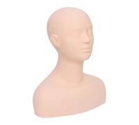 Tête de mannequin multifonction en PVC pour coiffure, maquillage, artistes, formation, design stable, fournitures scolaires de beauté professionnelle en PVC