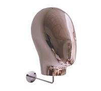 Ｚｉａｌｏｆｉ Tête de Mannequin Murale, Support Pratique et Polyvalent pour Postiches, Présentoir pour Chapeaux et Chapeaux de, or Rose Argent
