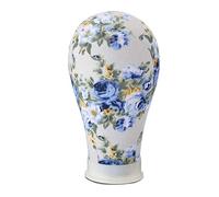 Tête de mannequin portable d'entraînement à la coiffure avec base renforcée en polyuréthane et broches interchangeables