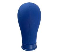 Tête de mannequin portable d'entraînement à la coiffure avec base renforcée en polyuréthane et broches interchangeables