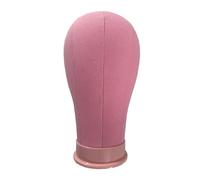 Tête de mannequin portable d'entraînement à la coiffure avec base renforcée en polyuréthane et broches interchangeables