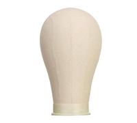 Tête de mannequin portable d'entraînement à la coiffure avec base renforcée en polyuréthane et broches interchangeables