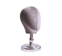 Tête de mannequin portable en tissu professionnel pour perruques et chapeaux, accessoires de coiffeur, présentoir