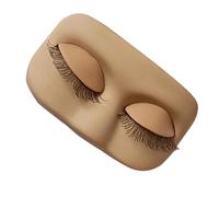 Tête De Mannequin Pour Cils | Modèle Réutilisable En Silicone,Visage de Mannequin pour le Maquillage - Pour Les Femmes Les Filles Les Débutants La Formation La Beauté La Maison