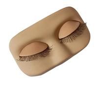 Tête De Mannequin Pour Le Maquillage | Modèle Réutilisable En Silicone,Visage De Mannequin Pour Extensions De Cils - Pour L Entraînement Des Femmes Et Des Filles Le Salon De