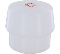 Tête de marteau à face souple Tête simplex super plastique, blanc 60 mm