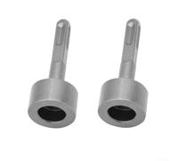 Tête de marteau à tige carrée SDS 19-33 mm en métal robuste pour marteaux électriques, burins pneumatiques et marteaux à gaz avec plusieurs têtes (tige carrée)