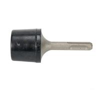 Tête de marteau électrique en caoutchouc pour tige SDS-Plus, outil d'aplatissement de tôle de carrosserie pour stratification de carreaux de fer, caoutchouc carbure massif, gris noir