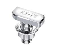 Tête de marteau en T - Vis à fente et écrous - Vis coulissantes en acier inoxydable pour systèmes de voie, étagère de toit, Workbench, montage solaire, matériel de porte, force de connexion durable