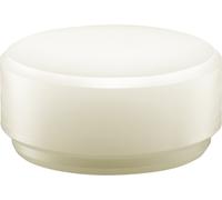 Tête de marteau Halder diamètre 80mm nylon blanc sans rebond pour 811520 / 593 - 3508080