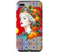 Tête de Maure Italienne Sicilienne d'été Citron Art Coque pour iPhone 7 Plus/8 Plus