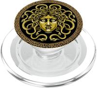 Tête de Méduse Mythe Gorgone Cheveux de Serpent Mythologie PopSockets PopGrip pour MagSafe
