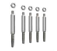Tête de Meulage Cylindrique 5 pour Affûteuse de pour chaîne de Scie, | Tête De Meulage Pour Scie À ChaîneAffûteur De pour chaîne ÉlectriqueFraise Cylindrique CarbureKit D\'affûtage 4mm 5mm